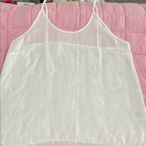 Women's White Spaghetti Strap Top​​​​​​